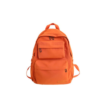 HOCODO New Waterproof Nylon Women Backpack 2021 Solid Color Casual Backpack For Teenagers Women Large Capacity Ladies Schoolbag